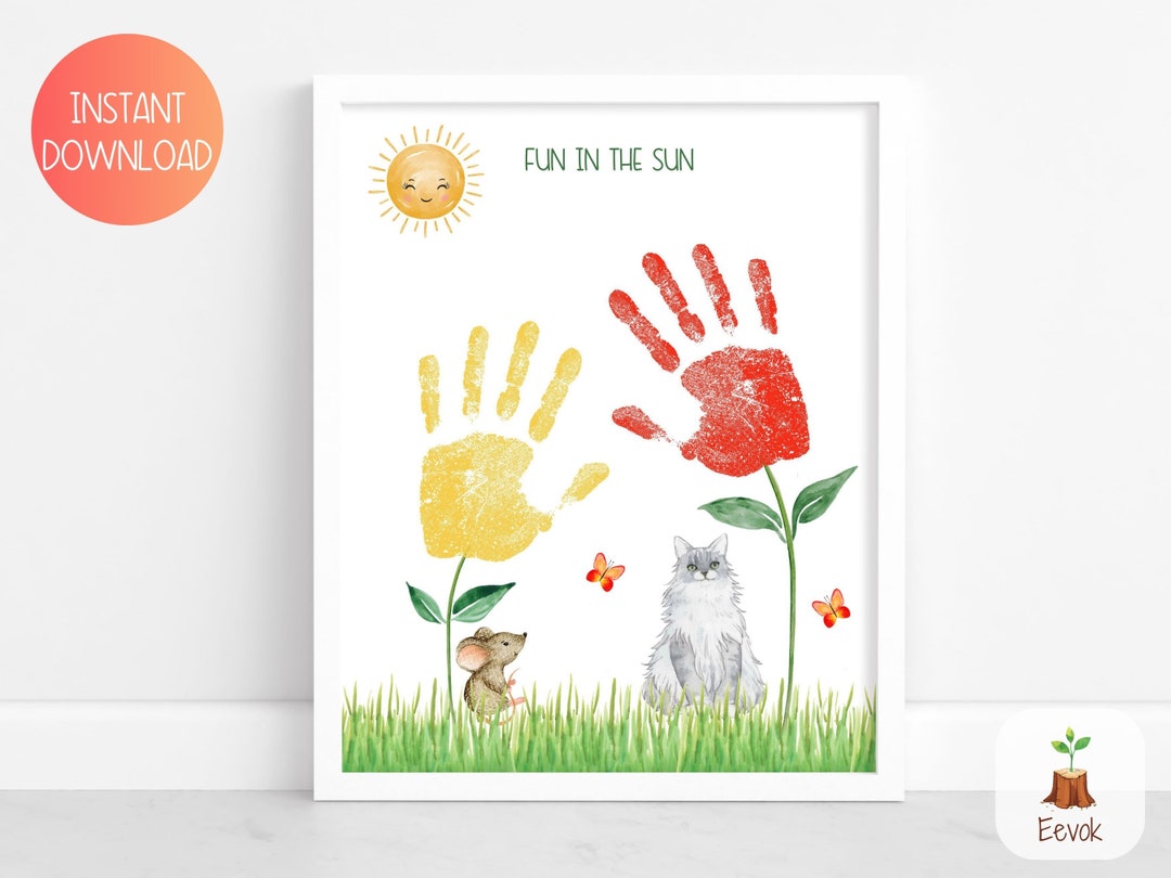 Printable Summer Craft for Kids Craft for Preschool Summer - Etsy