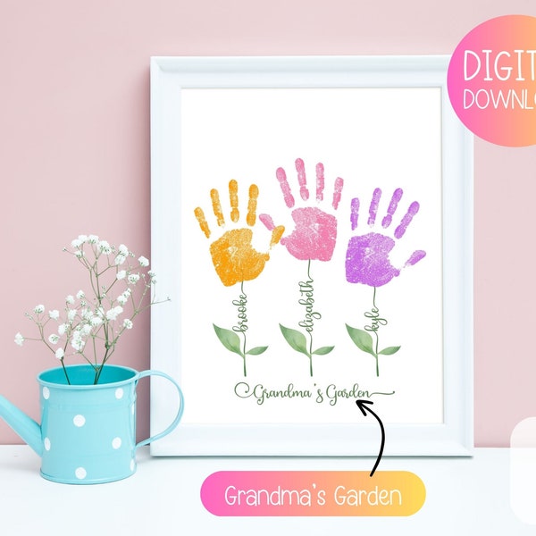 Grandma Handprint Etsy