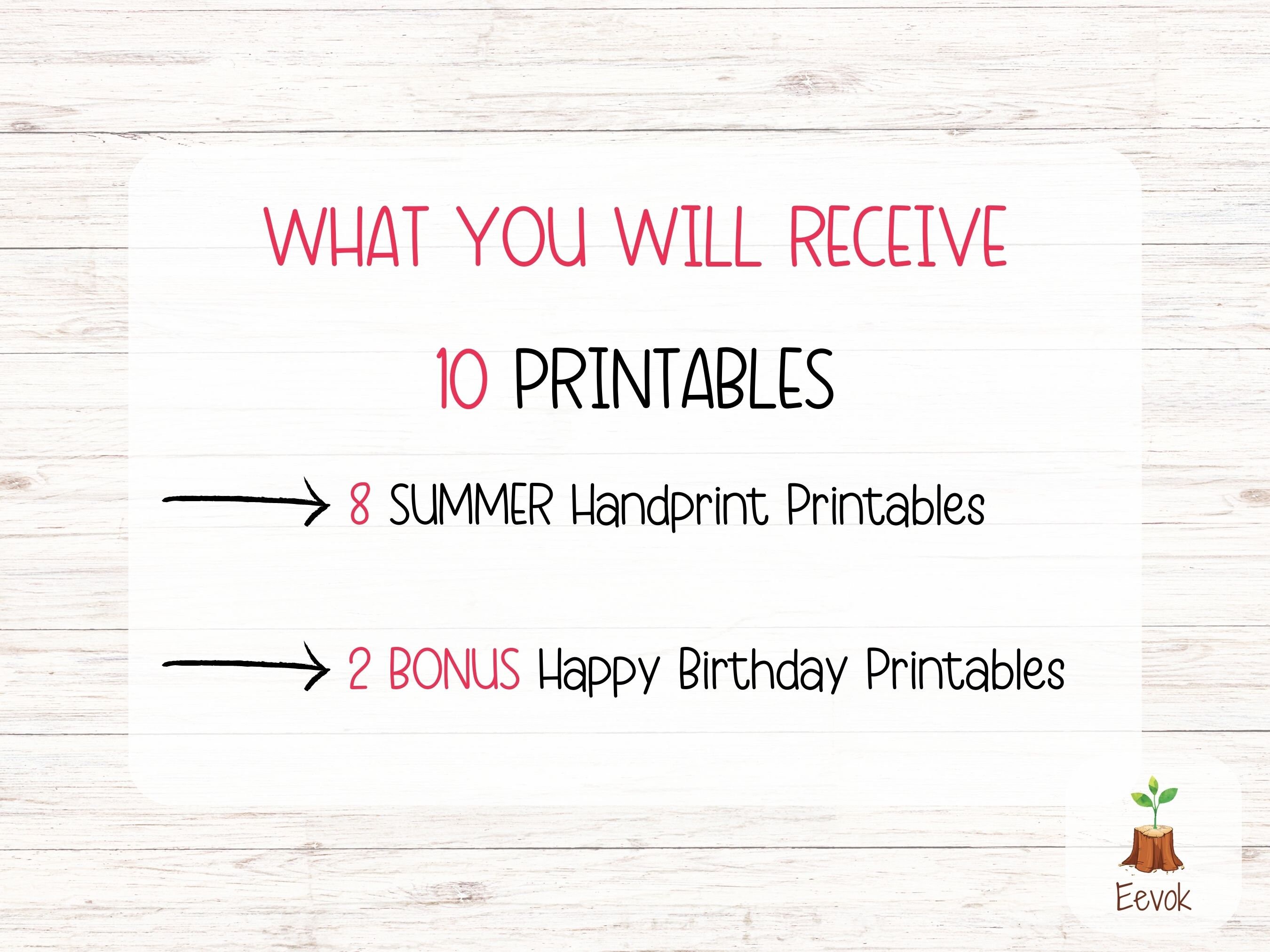 Printable Summer Craft Activities Preschool Summer Craft for Kids