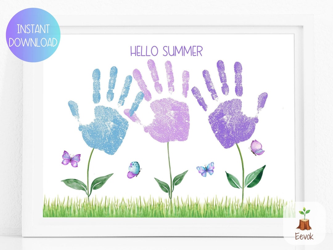 Printable Summer Craft for Kids Craft for Preschool Summer Printable