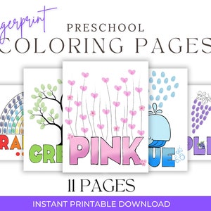 Printable Preschool Easy Coloring Pages, Kids Summer Toddler Craft Activities Painting For Kids, Preschool Art Pre-k Homeschool Printables