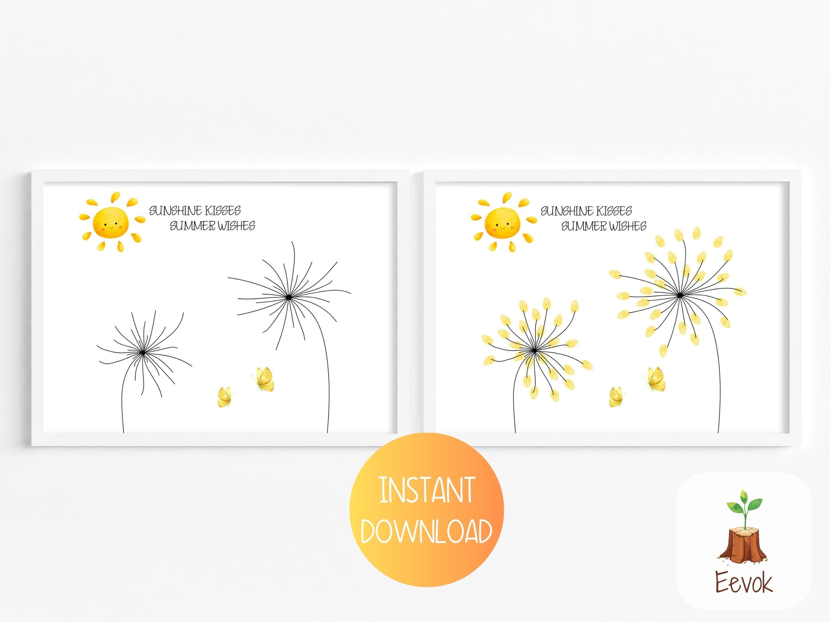 Printable Summer Craft for Kids Craft for Preschool Summer - Etsy