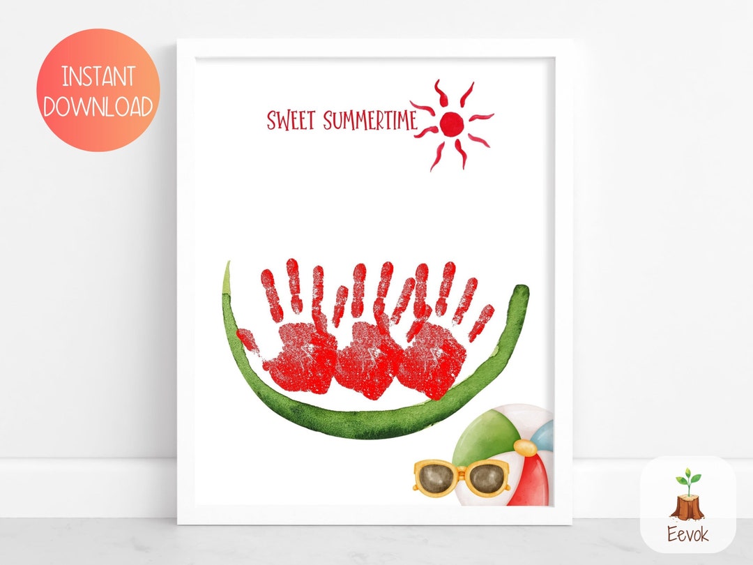 Printable Summer Craft for Kids, Craft for Preschool, Summer Printable ...