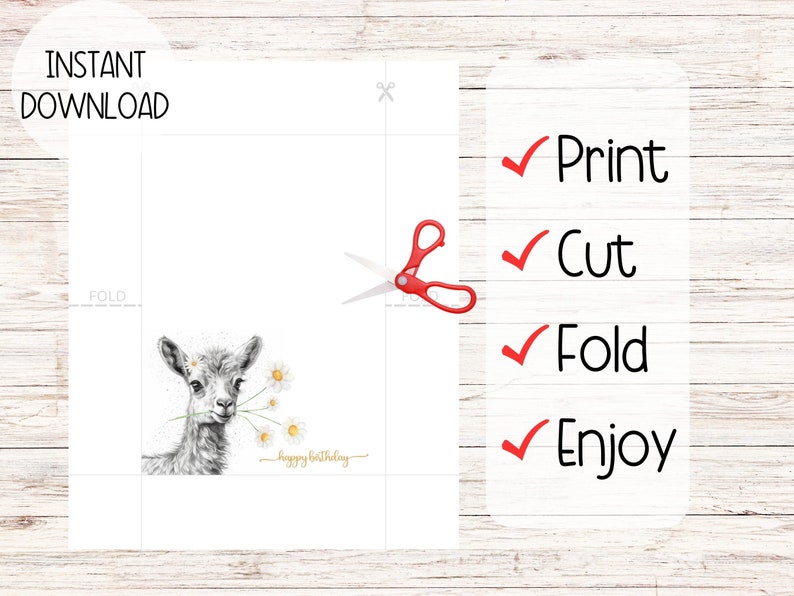 Printable Funny Birthday Card Llama Birthday Card Alpaca - Etsy