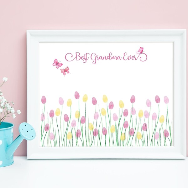 Happy Birthday Fingerprint - Etsy