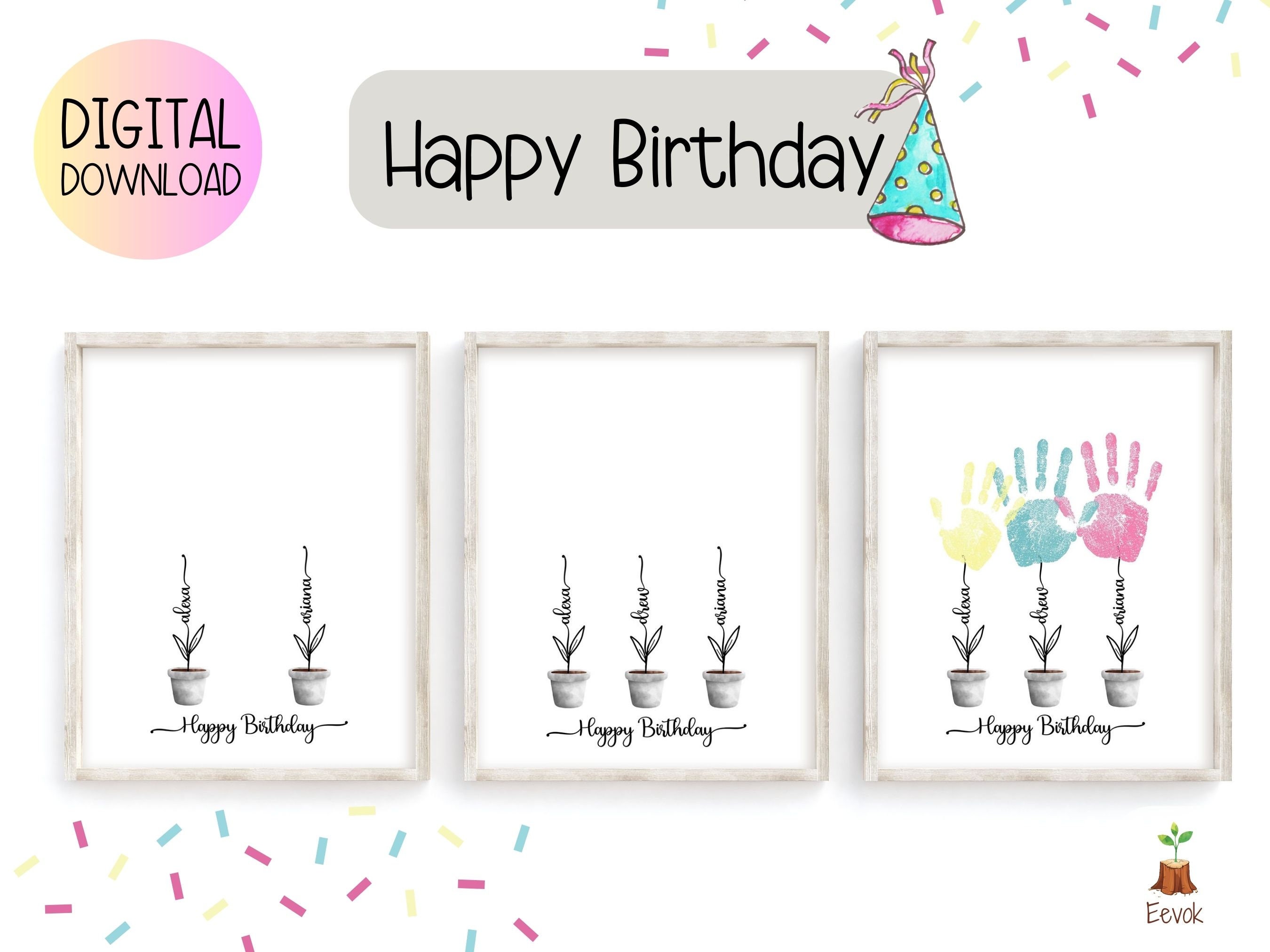 Printable Custom Birthday Card Printable Birthday Card - Etsy Hong Kong