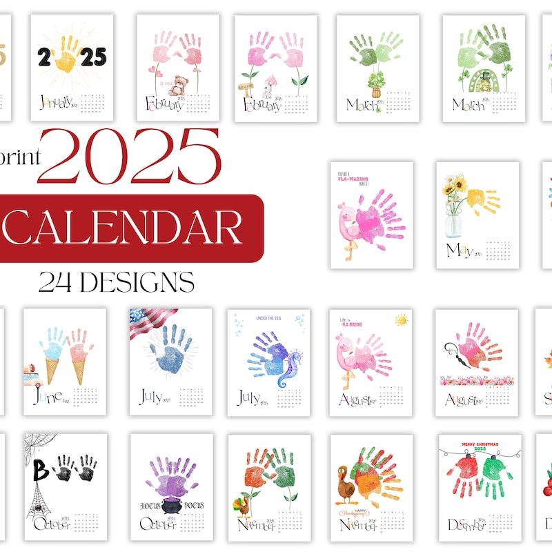 Handprint Art 2025 Etsy