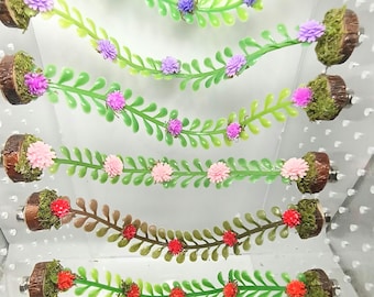 Bridge Walkway With Flowers Choose Color: Magnetic Spider Arboreal Reptile Enclosure Terrarium Decoration Accessories