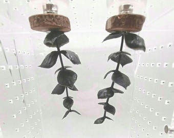 Climbing Vine Set of 2: Magnetic Spider Reptile Terrarium Enclosure Decoration Accessories