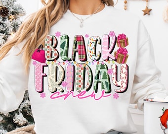 Black Friday Crew Png, Black Friday Christmas Png, Merry Christmas Png, Shopping Squad, Christmas Crew Png, Sublimation Digital Download