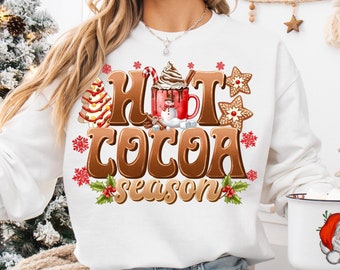 Hot Cocoa Season Png, Merry Christmas Png, Winter Season, Hot Cocoa Png,Christmas Season Png,Gingerbread Png,sublimation Design,Trending png