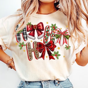 Coquette Christmas Ho Ho Ho Png,Trending PNG,Christmas Bow Png,Christmas Tree Png,Retro Holiday Png,Merry Christmas Png,Girly Christmas Png
