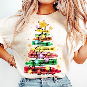 Christmas Crayon Tree Png,Teacher Christmas Pencil Png, Merry Christmas png, Christmas Teacher Png, Coquette Pencil Png, Sublimate Design