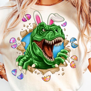 Easter Saurus Rex png, Easter Life png, Bunny Rex png,  Easter Day png, Easter dinosaur png, T-rex dinsaour png, sublimate designs download