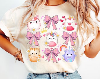 Squishmallow Coquette png, squishy Birthday Girl, Squishmallow Birthday,Squishmallow Princess, squishy Coquette Bow, Digital Design Download