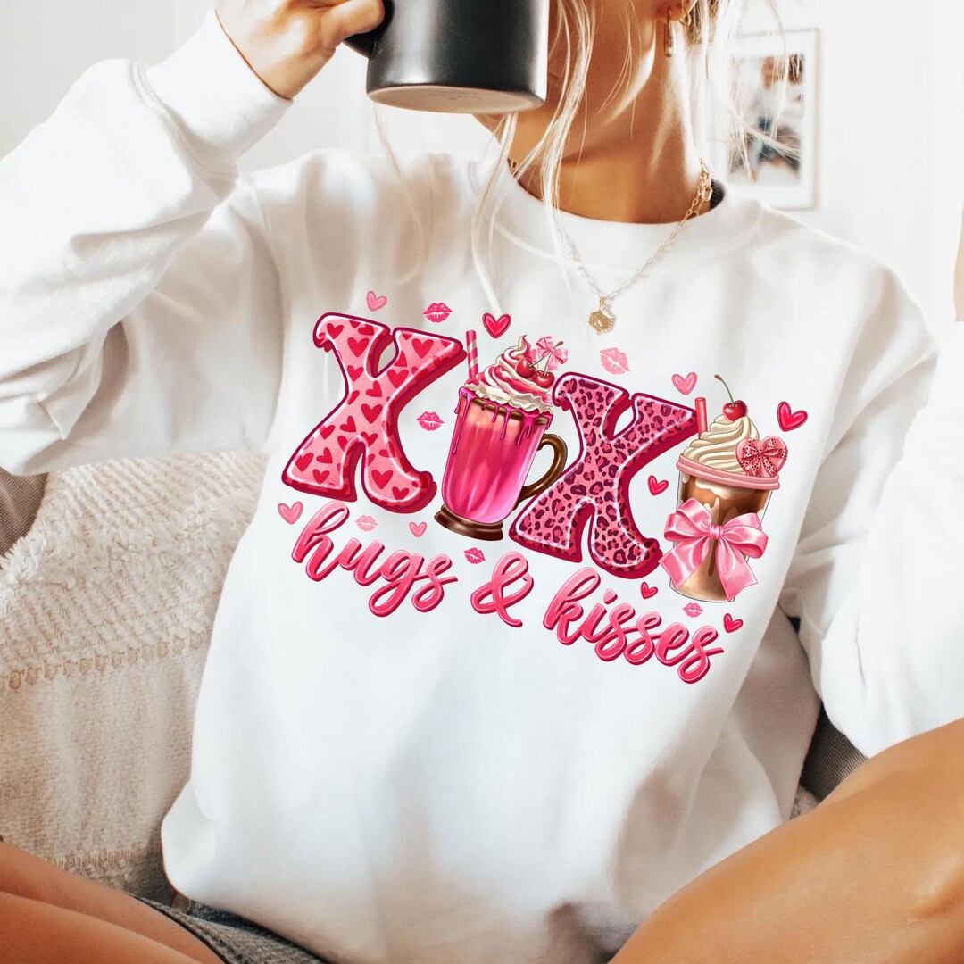 Hug and Kisses Png, Valentines Png, Valentine Heart Png, Xoxo Png ...