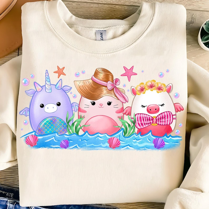 Beach Squishmallow Png, Beach Life Png, Summer Vibes Png,Summer Sublimation Design,Squishmallow Png,Beach Lover Png,Digital Download Bild 4