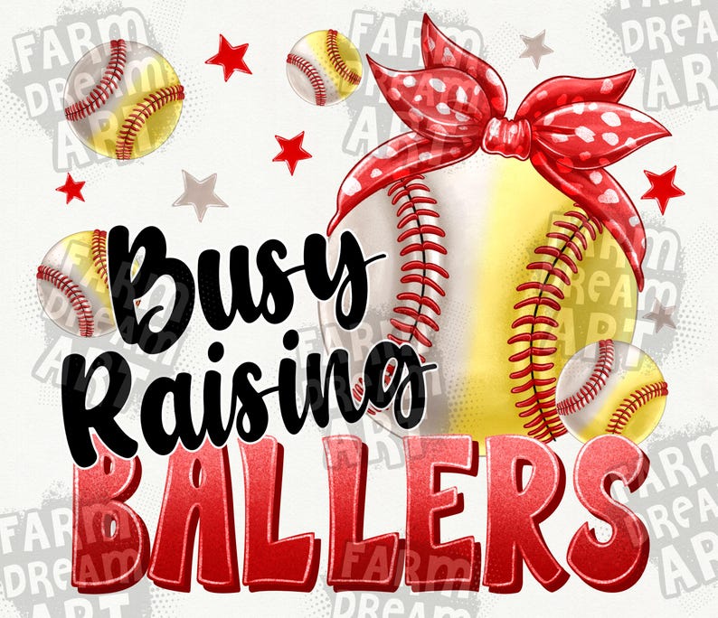 Busy Raising Ballers Png,retro Softball Baseball PNG, Glitter Baseball ...