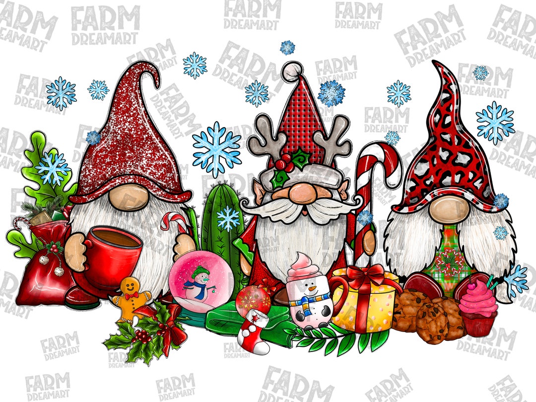 Christmas Gnomes Png, Christmas Gnome,gnome Png, Digital Download ...