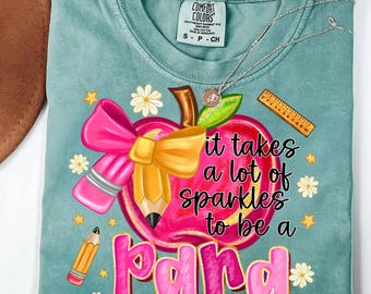 Para PNG,Paraprofessional Sublimation,Sparkle Para Shirt Design,Teacher Assistant PNG,Para Appreciation Gift PNG,Teacher Coquette Png