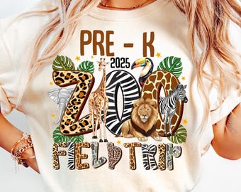 Pre-k 2025 Zoo Field Trip Png,Zoo Crew PNG,Zoo Trip Design,Back to School Safari,Kids Zoo Birthday Design,Zoo Day PNG,Zoo Teacher png