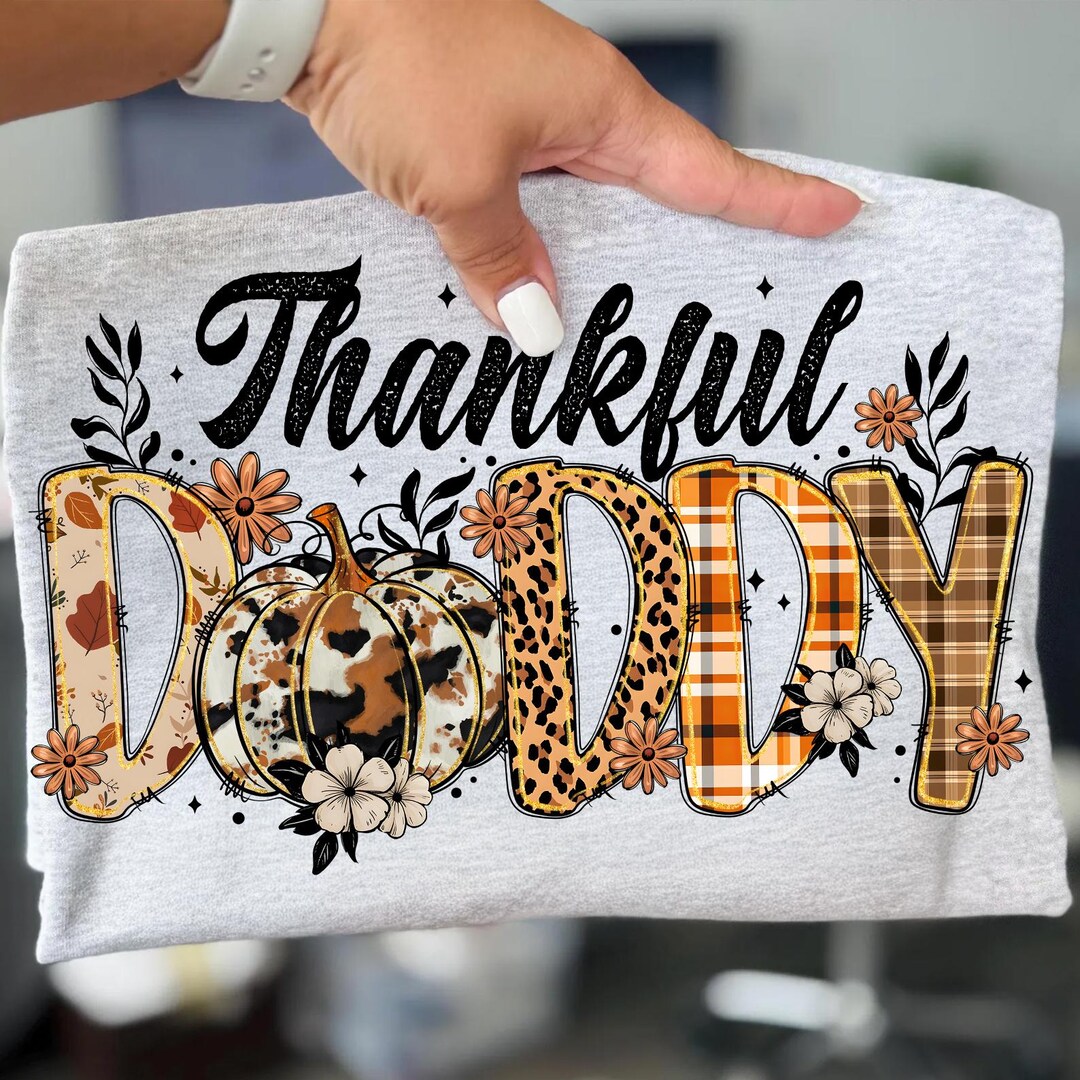 Daddy Fall Png,pumpkin Daddy Design,fall Sublimation Png,autumn Daddy ...