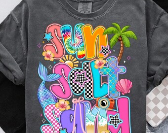 Sun Salt Sand Png,Summer Vibes PNG,Beach Sublimation Design,Tropical Summer Design,Ocean Aesthetic,Beach Design,Coquette Summer
