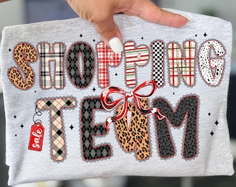Shopping Team Png,Black Friday Png,Shopping Squad Design,Sale Tag Png,Black Friday Crew Png,Fashion Shopping Graphic,Holiday Shopping Design