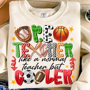 PE Teacher PNG,Physical Education Teacher Sublimation,Funny Teacher Shirt Design,Gym Teacher Design,Sports Teacher Design,School Staff PNG