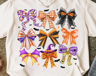 Halloween Coquette Bow Png,Spooky Bow Design,Halloween Sublimation Png,Cute Halloween Bows,Halloween Digital Download,Spooky Vibes png