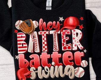 Hey Batter Batter Swing Png, Baseball Mom Png, Retro Baseball Png, Baseball Designs Png, Baseball Season Png, Baseball Shirt Png, Sports Png