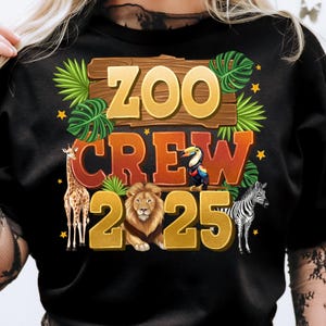 Zoo Crew 2025 Png, Zoo Crew PNG, Digital Download, Kids,Kids Zoo Trip Png, Safari Party png,Safari Life png,Kids Zoo Birthday Design