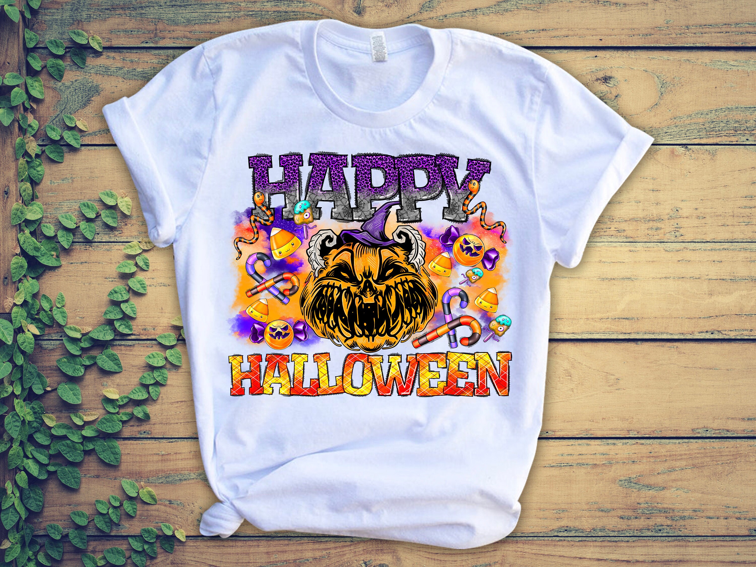 Happy halloween PNG Designs for T Shirt & Merch