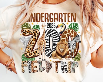 Kindergarten 2025 Zoo Field Trip Png,Zoo Crew PNG,Zoo Trip Design,Back to School Safari,Kids Zoo Birthday Design,Zoo Day PNG,Zoo Teacher png