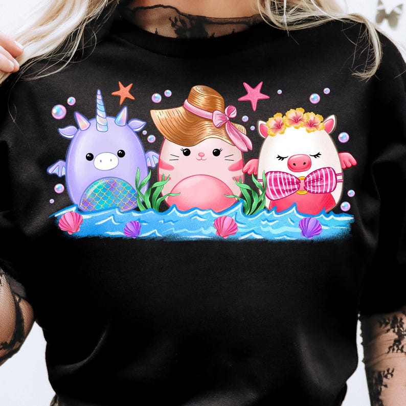 Beach Squishmallow Png, Beach Life Png, Summer Vibes Png,Summer Sublimation Design,Squishmallow Png,Beach Lover Png,Digital Download Bild 5
