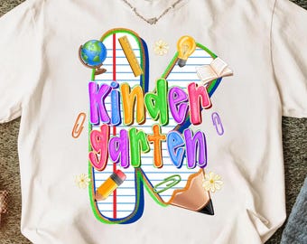 Kindergarten PNG,Kindergarten Sublimation,Back to School PNG,Kindergarten Teacher Design,First Day of School PNG,School Coquette Bow