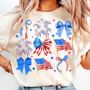 4th of july Bow Png,4th of july Girl png,Usa Flag png,American Coquette Png,Red And White Blue Coquette, 4th Of July Png,Fourth Of July PNG