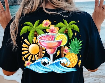 Tanned and Tipsy PNG,Beach Party Sublimation,Summer Cocktail Png,Girls Trip Digital Design,Tropical Vacation PNG,Summer Margarita Design