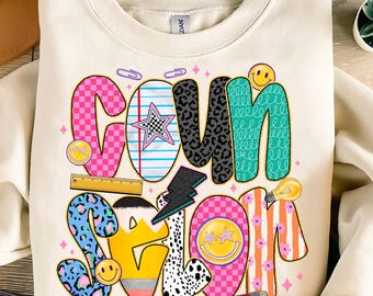 Counselor Png,School Counselor Sublimation,Teacher Sublimation Png,Back to School PNG,School Staff PNG,Colorful Counselor PNG,Teacher Png