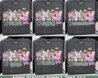 Army Mom PNG,Military Family Bundle Sublimation,Camo Gigi Sublimation,Patriotic Mom,Army Support PNG,Soldier Family Sublimation,Army Bundle