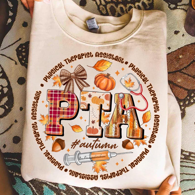 Pta Lettering PTA Fall Png,pta Png Sublimation,physical Therapist Assistant Png ...