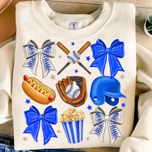 Blue Baseball Bow Png, Bow Baseball Png Sublimation, Blue Coquette Baseball Png Shirt Design,Mama Png Download,Game Day Baseball Sublimation