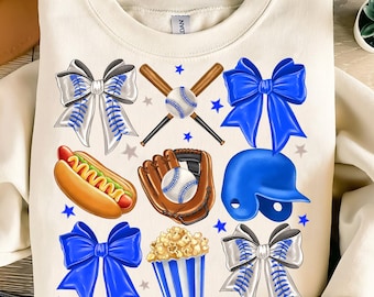 Blue Baseball Bow Png, Bow Baseball Png Sublimation, Blue Coquette Baseball Png Shirt Design,Mama Png Download,Game Day Baseball Sublimation