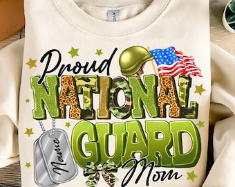 Proud National Guard Mom PNG,Military Mom Sublimation Design,Camouflage Mom PNG,Military Mom Sublimation,Dog Tag PNG