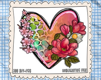 Valentine's Day heart png sublimation design, Valentine's Day png, love heart png, Valentine's png, sublimate designs download
