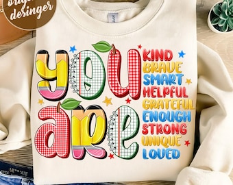 You Are Kind Png, Back to school, Teacher Png,Teacher Appreciation PNG, Retro Teacher Png, School Doodles Png, Teacher Life,Digital Download