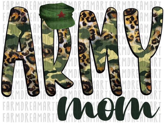 Army Mom Png File Western Png Camouflage Pattern Cowhide - Etsy