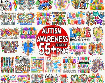 Autism Png Bundle, Autism Png, Autism Awareness Coquette Png, Autism shirt Png,Autism Puzzle Pieces Clipart,Special Needs Advocacy
