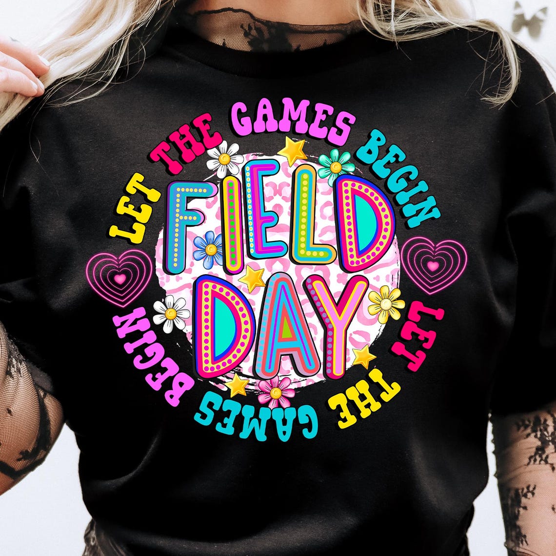 Field Day 2025 Let the Game Begin Png,teacher Field Day 2025 Png,retro ...