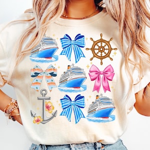Cruise Ship PNG Design,Cruise Coquette Bow Sublimation,Tropical Vacation PNG,Summer Cruise Life PNG,Girls Cruise Trip Design,Summer Coquette
